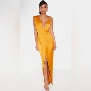 Elegant Mustard Dress